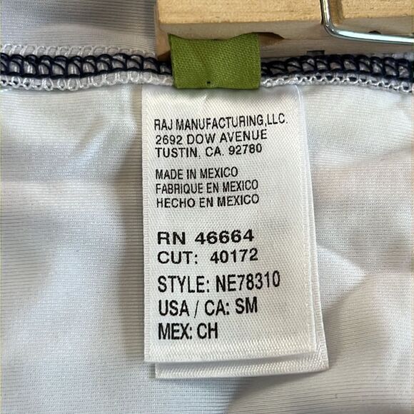 NWOT Next Tabata High Waist & High Leg
Bikini Bottom Small Navy Striped - Picture 4 of 8